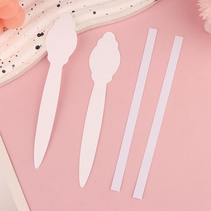 50/100Pcs Fragrance Perfume Essential Oils Test Paper For Aromatherapy Tester Paper Strips Briolette And Rectangle Shape