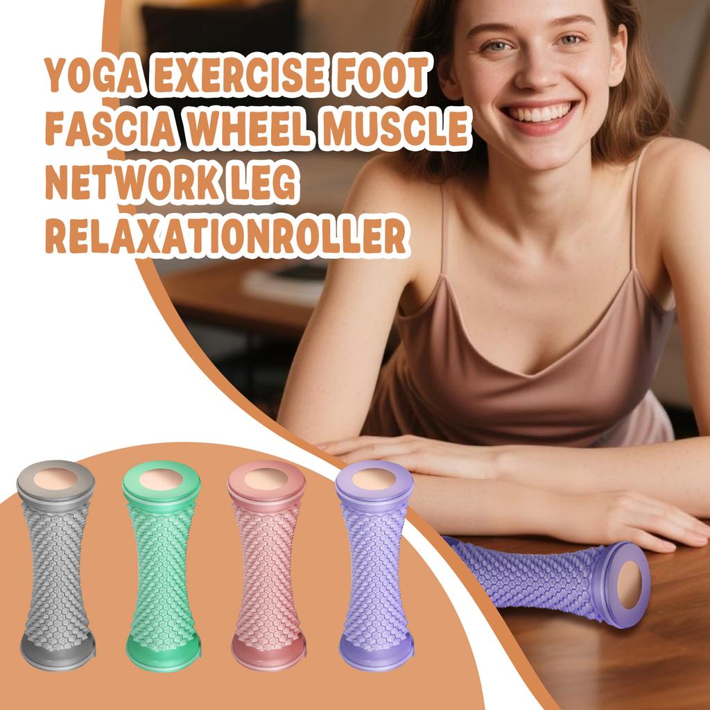Foot Massage Roller Manual Foot Trainer For Relief Of Plantar Fasciitis Heel Arch Pain And Deep Tissue Massage, Foot Point Reflexology Tool