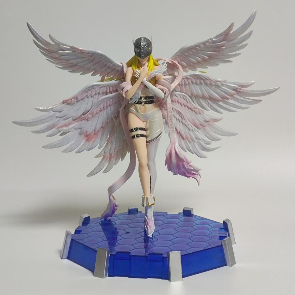 Digimon Adventure Dibujos Animados Figura de Anime Ángel Angewomon Figura de Acción PVC Efigie Muñeco Modelo Colección Juguetes de Cumpleaños Regalo