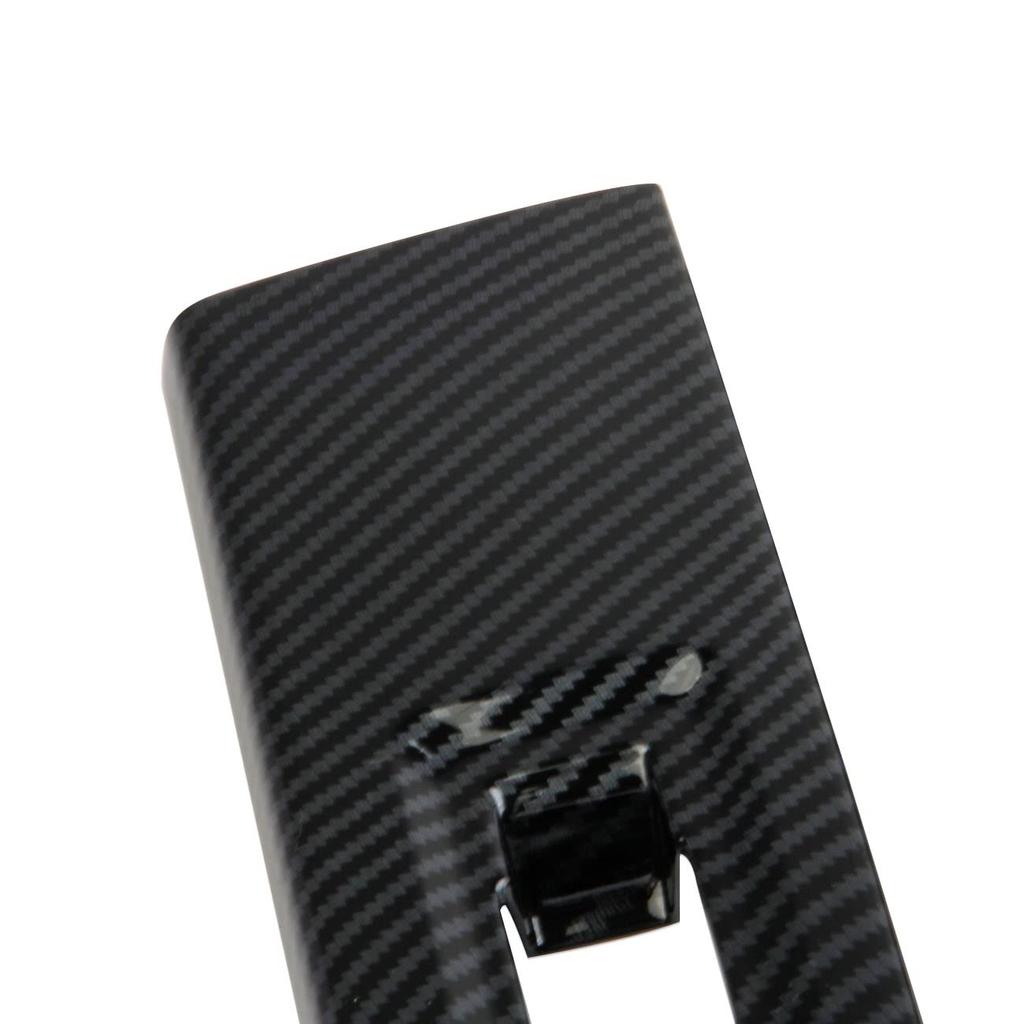 Carbon Fiber Door Window Lift Switch Panel Cover Trim Accessories for Toyota Tundra 2022-2026 Sequoia 2023-2026