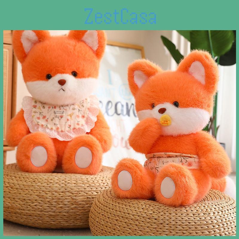 Cute Animal Fox Cat Bear Rabbit Plush Doll Stuffed Toy For Babies High Quality And Adorable