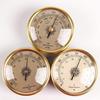 Barometer,Aluminum Alloy Wall Hanging baromete,3 Pcs/Set 72mm Barometer Hygrometer Thermometer,Weather Station Meter