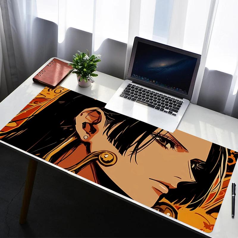 Mouse Pad Laptop Rubber Extended Desktop Mat One Piece Boa Hancock Computer Gamer HD Mousepad PC Gaming Accessories Keyboard Pad