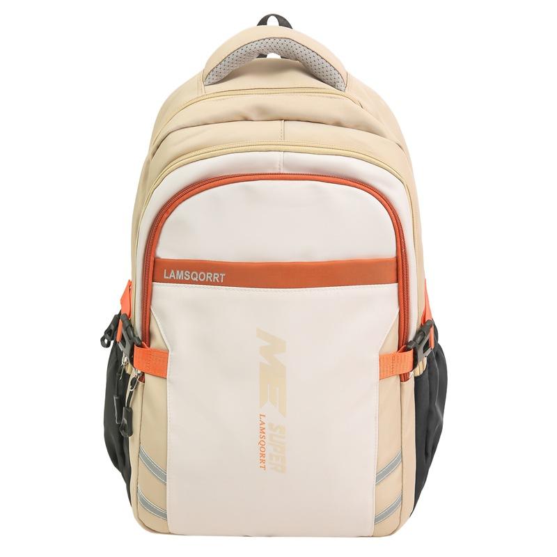 Men's Large Capacity Travel Backpack Junior Senior High School Student Schoolbag