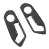 2pcs Power Seat Adjuster Switch Trim Panel Carbon Fiber Replacement for Urus 2018‑2021