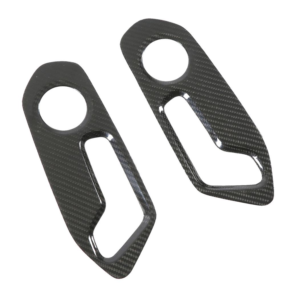 2pcs Power Seat Adjuster Switch Trim Panel Carbon Fiber Replacement for Urus 2018‑2021