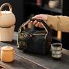 Tea Set Storage Bag Satin Brocade Handbag Zen Classical High-end Party Business Gift Packaging
