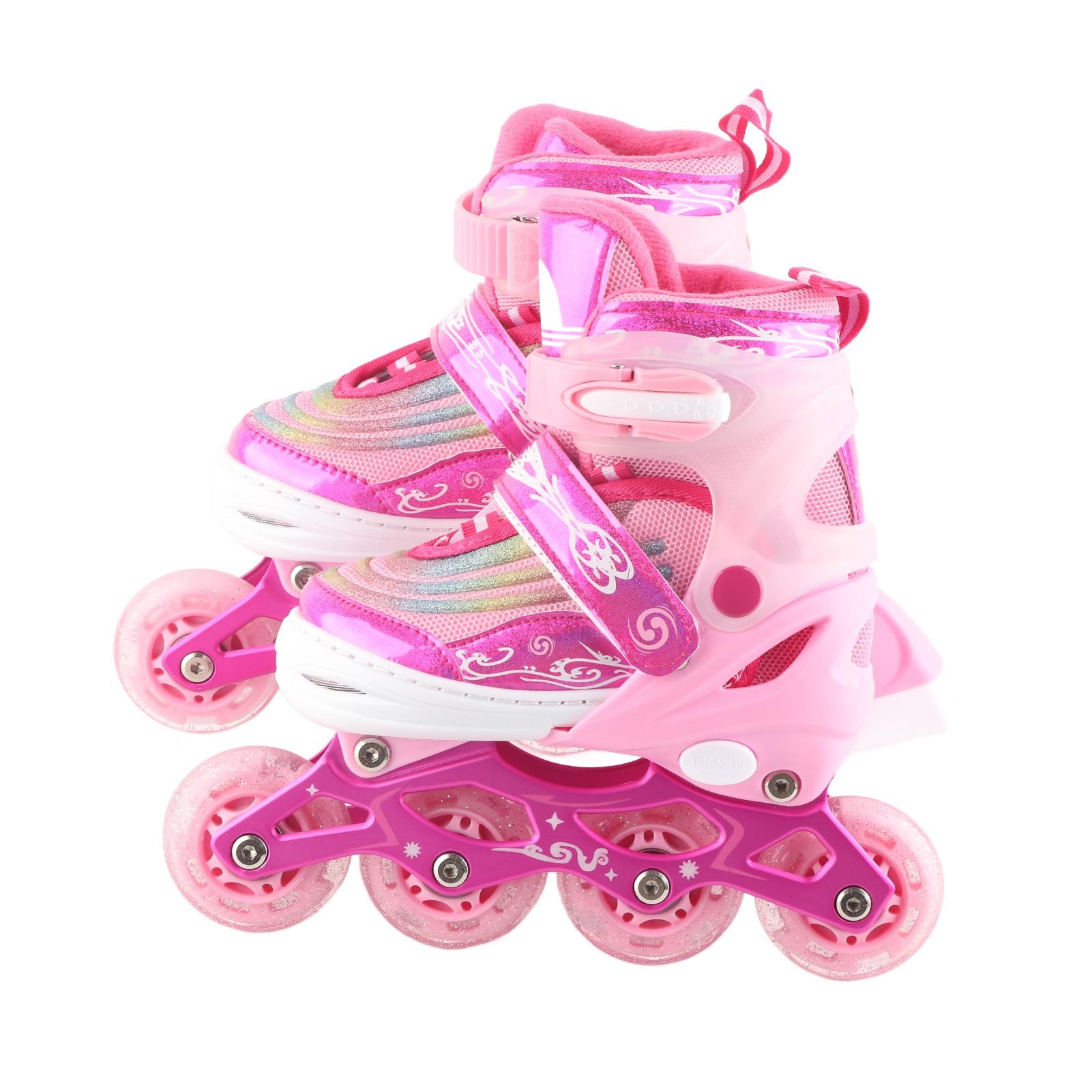 

Детские регулируемые роликовые коньки Полностью мягкие роликовые коньки Детские роликовые коньки S