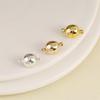 14k Gold-Filled Magnetic Ball Clasp for DIY Jewelry: Round Closure for Bracelets, Necklaces, and Hand Chains