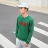 Li Ning Sports Fashion Series Embroidered Pullover Sweatshirt Men Sweatshirt Green AWDRF21-3