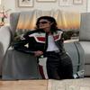 Michael Jackson History World Tour Flannel Printed Blanket Cozy Comfortable Throw Blanket For Bedroom Sofa Bed Party Decor New Year Gift