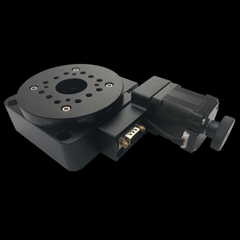 Y200RA Electric Hollow Rotary Indexing Table with Worm Gear for Laboratory Use