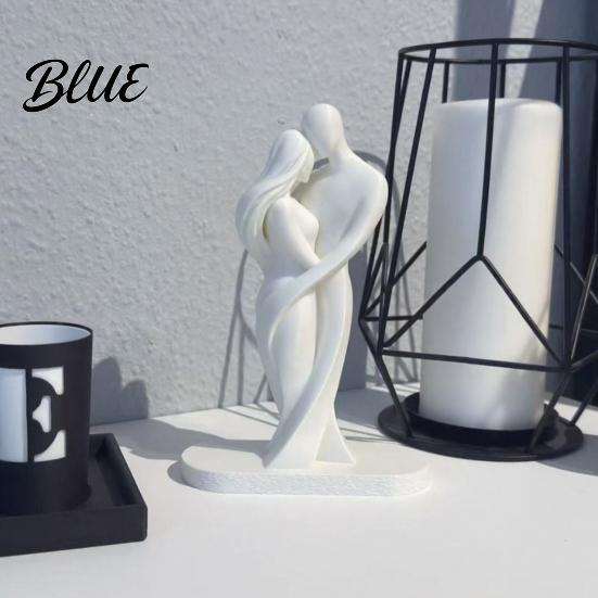 Warm Touch Statue Love Sculpture Body Female Statue Abstract Human Figurine Embracing 3D One-Piece Molding Polished Corner Sculpture Shape