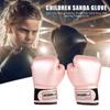 2Pcs Kids Boxing Gloves Children Punch Training Sparring Kickboxing Fighting Fitness Mitts Hitting Hand Protector Boxing Gloves