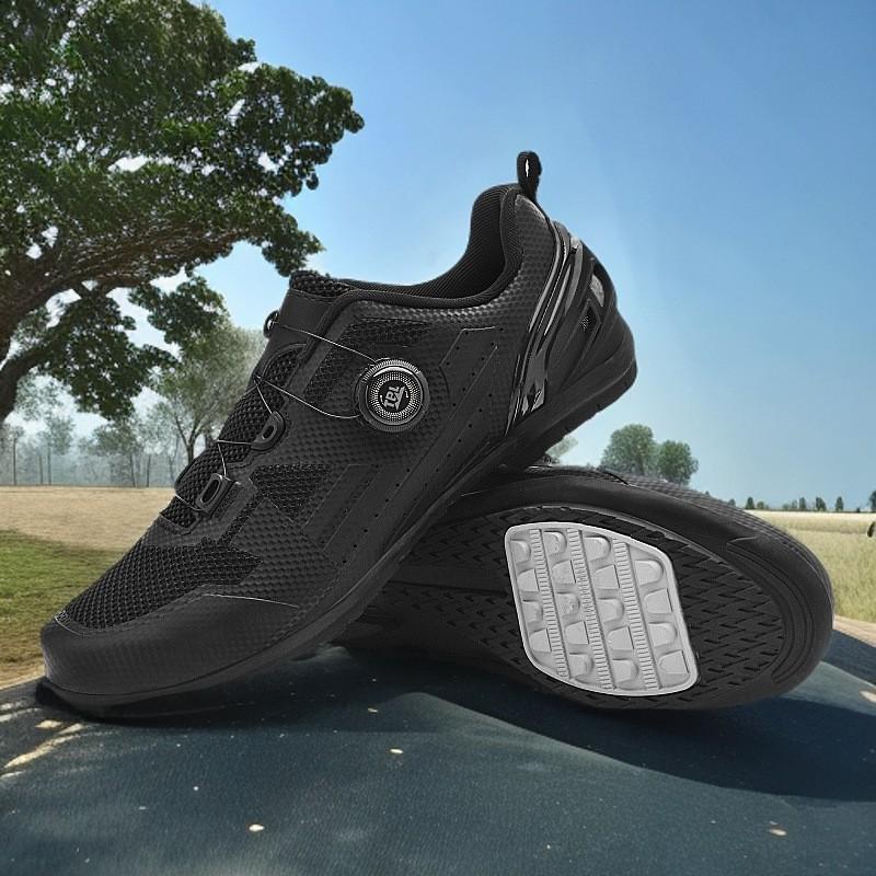 Unisex Cycling Shoes Mountain Road Bike Indoor Trainer Non-Cleat Clipless Style Lightweight Breathable