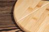 Bamboo Pizza Cutting And Serving Set