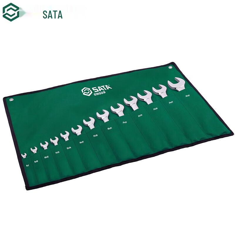SATA 13-Piece Imperial & Metric Dual-Purpose Wrench Set 13-Piece Set