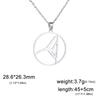 Dreamtimes Gymnastik Halskette Edelstahl Sport Tanz Gerätturnen Eiskunstlauf Athlet Schmuck Anhänger Geschenk für Frauen