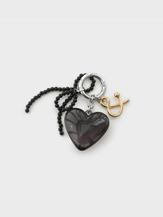 

odds&ends black love bold keyring black