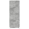 Cabinet Set 2 pcs Concrete Grey 66 x 34.5 x 90 cm Engineered Wood