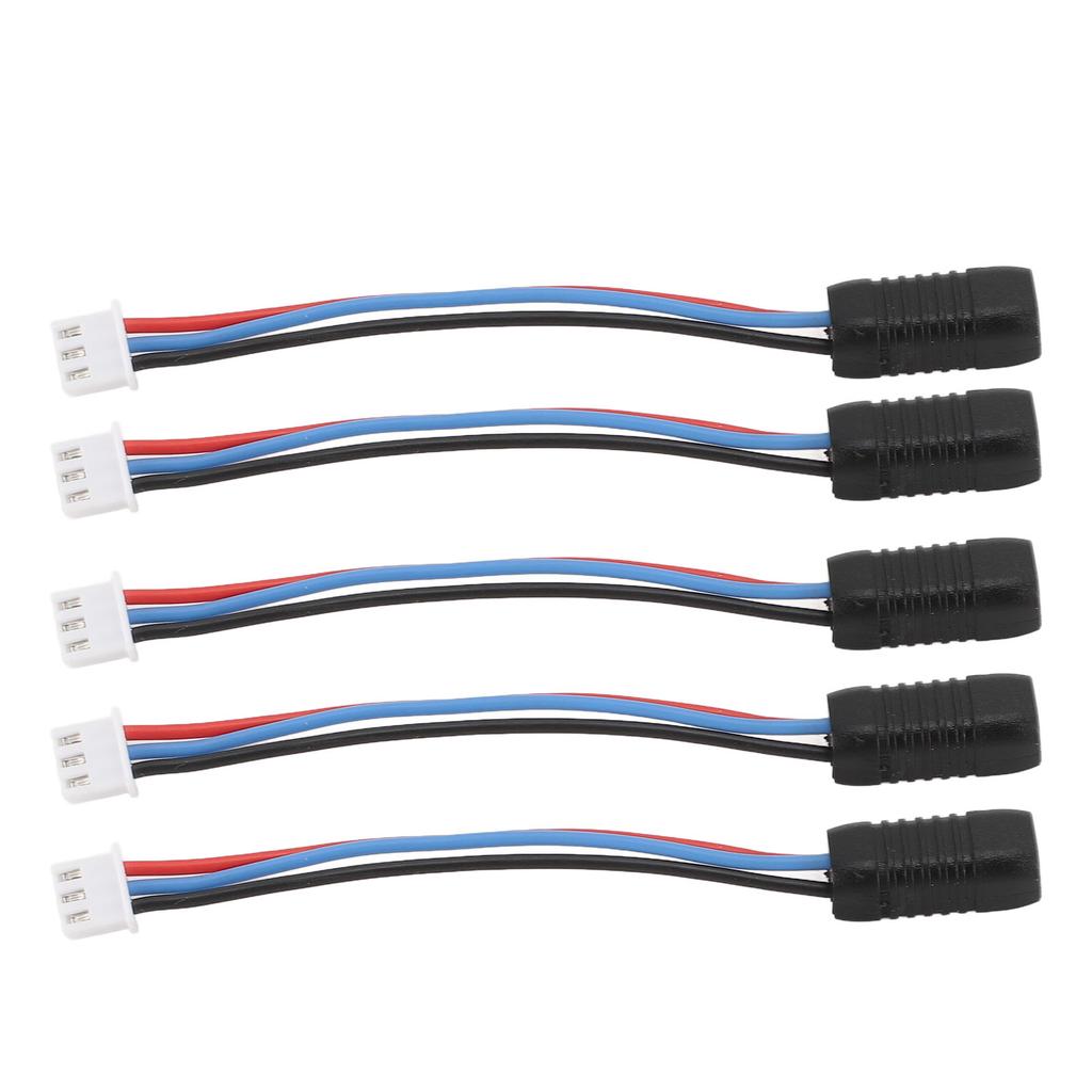 5PCS RC Crawler Battery Adapter Cable Female To Male PH2.0 3P Battery Extension Link Cable for RC