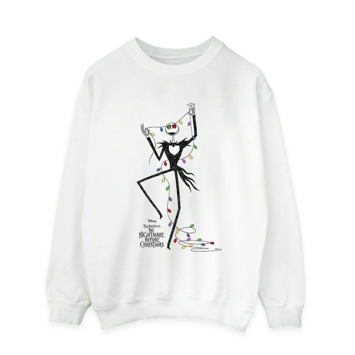 The Nightmare Before Christmas Mens Lights Sweatshirt