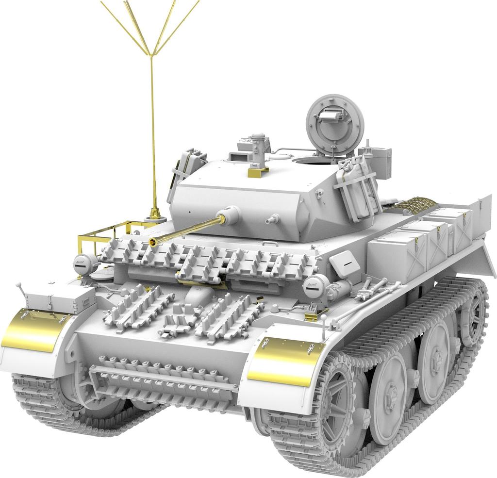 Border Model Немецкая армия Panzer II L Тип Люкс Поздняя модель Пластиковая модель BT018 1/35 (танк)