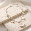 Y2K Ocean Themed Necklace Sweet Cool Chain Necklace Fashion Shell Pearl Choker  Women