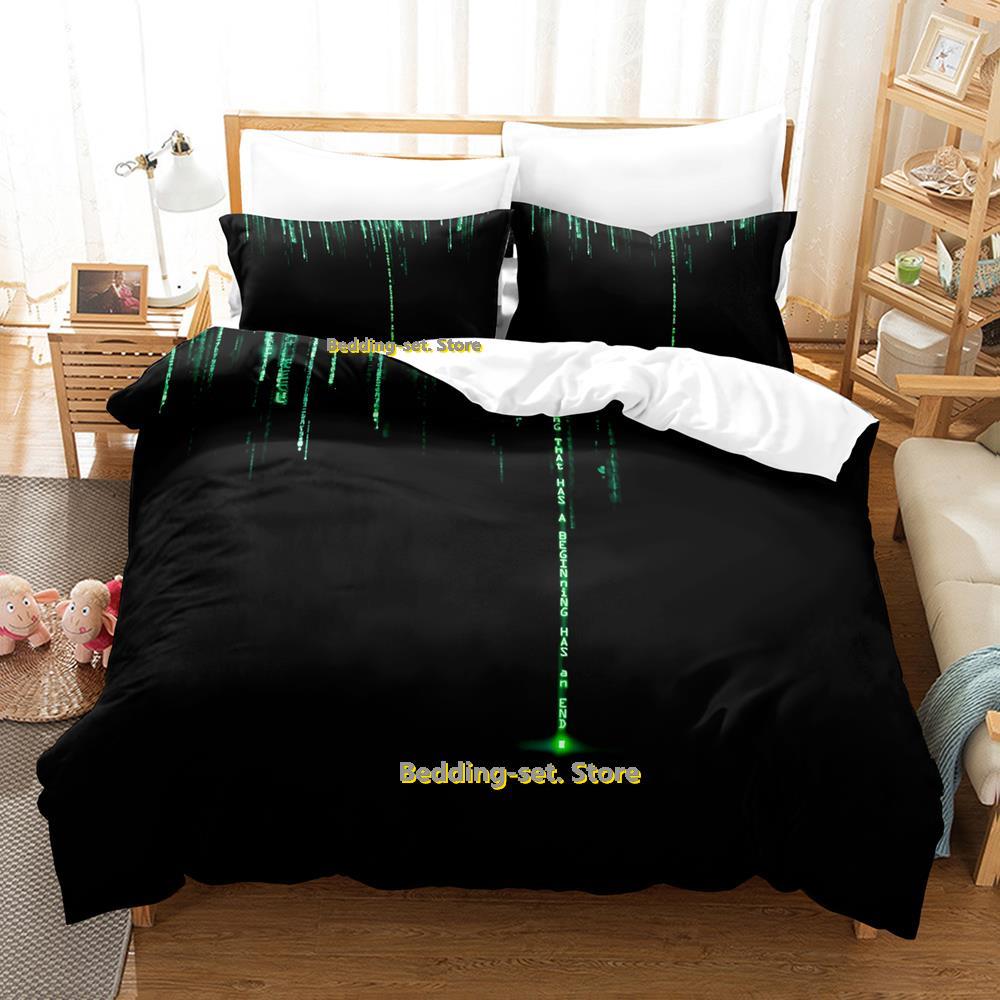 Comforter Dark Emo Bedding Set Single Twin Full Queen King Size Bed Set Adult Kid Bedroom s 3D Print Anime Bed