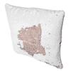Pillow Case Sequins Suede Fabric Cushion Covers with Zipper for Home Sofa Bed Decoration
