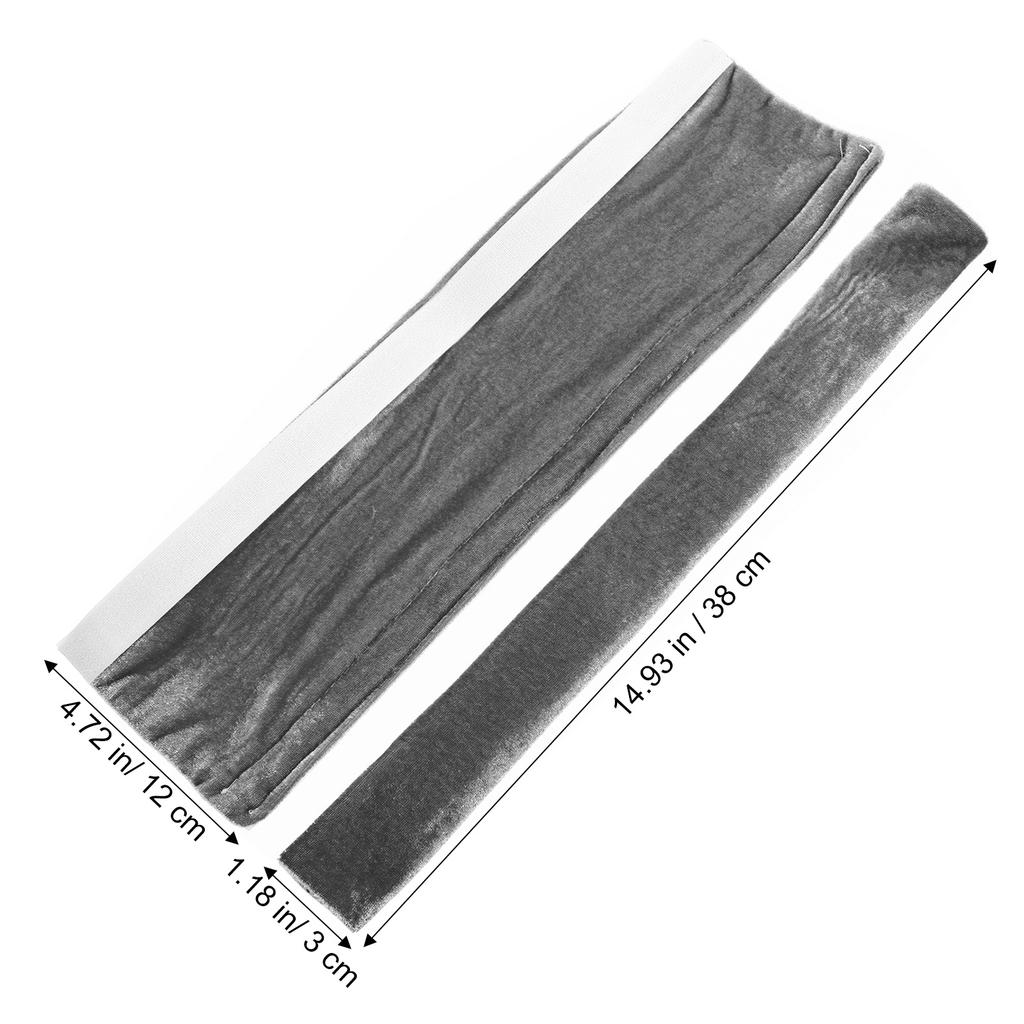 1Pair Refrigerator Handle Cover Antiskid Protector Soft Comfortable Grip Trim Adjustable Kitchen Appliance Decor
