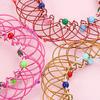 Changes Molds Magic Mandala Flower Basket Magic Hoop Toy Handmade Wire Toy Creative Finger Toys