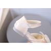 Butterfly Buckle Ribbon Bow Decoration Girls' Shoes, Shiny Leather Soft-Sole Princess Shoes, Peep-Toe Children's Princess Sandals