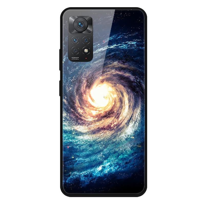 Fashion Glass Cover For Xiaomi Redmi Note 10 / Note 11 / Note 12 Case Tempered Glass Covers for Xiaomi Redmi Note 12 4G Case