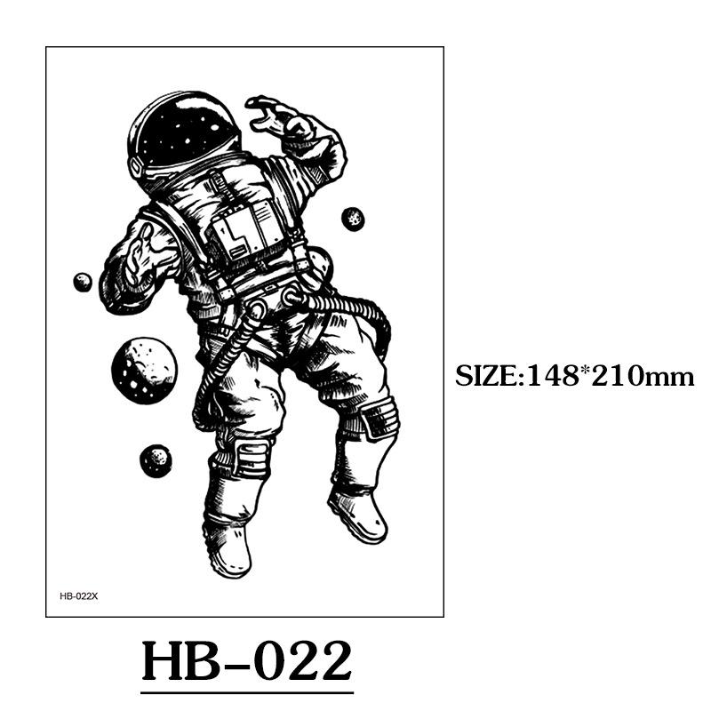 Animal Tattoo Sticker Wolf Head Lion Tiger Fierce Animal Tattoo Sticker Tattoo