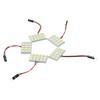 5pcs Car 5050 Xenon White LED 15-Panel Interior Dome Map Light Bulb Lamp
