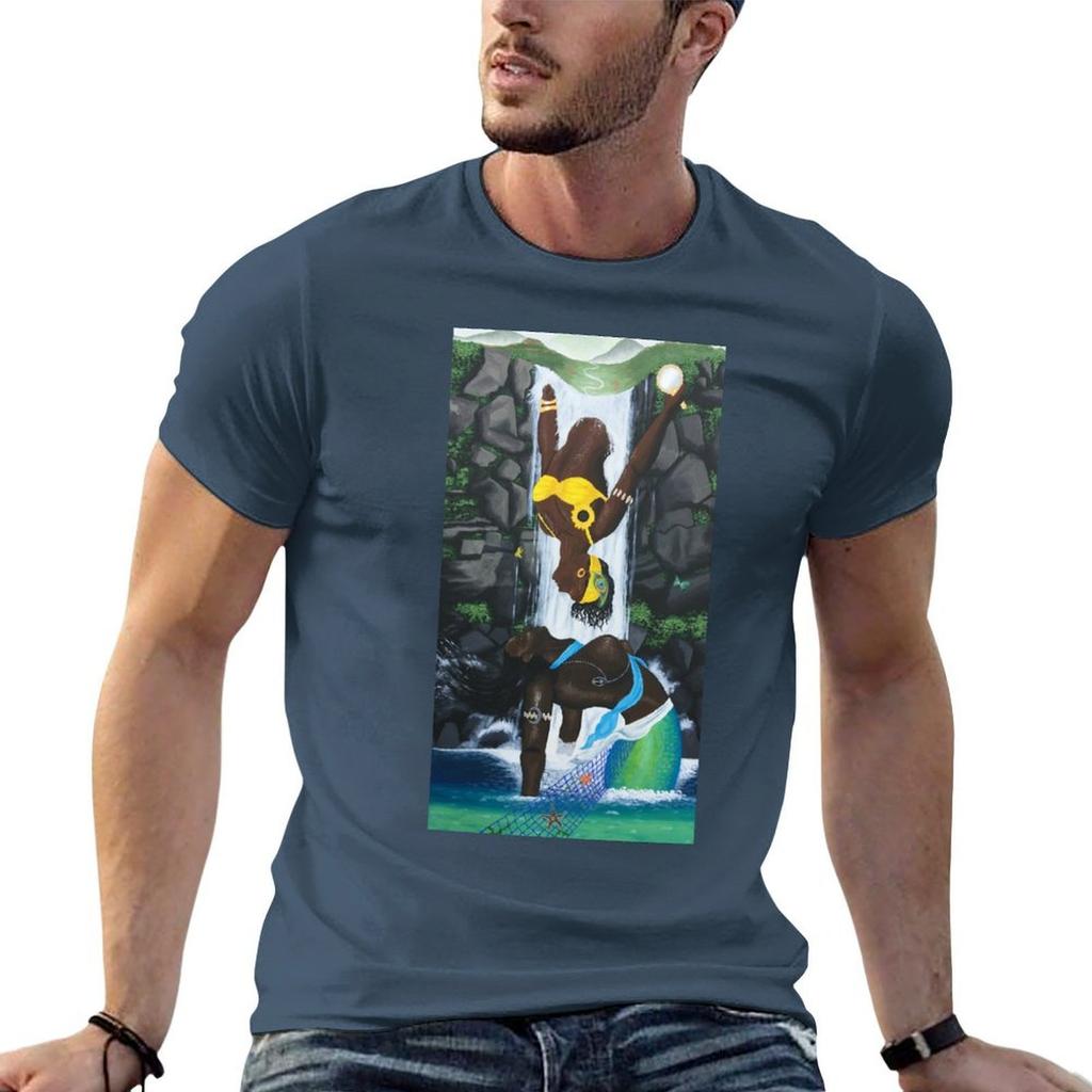 Oshun And Yemaya Tshirt Basic Simple Casual Short Sleeve Tee
