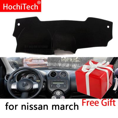 Für Nissan MARCH Micra K13 2010-2016 Rechts- und Linkslenker Auto Armaturenbrett Abdeckungen Matte Schatten Polsterkissen Teppiche Zubehör