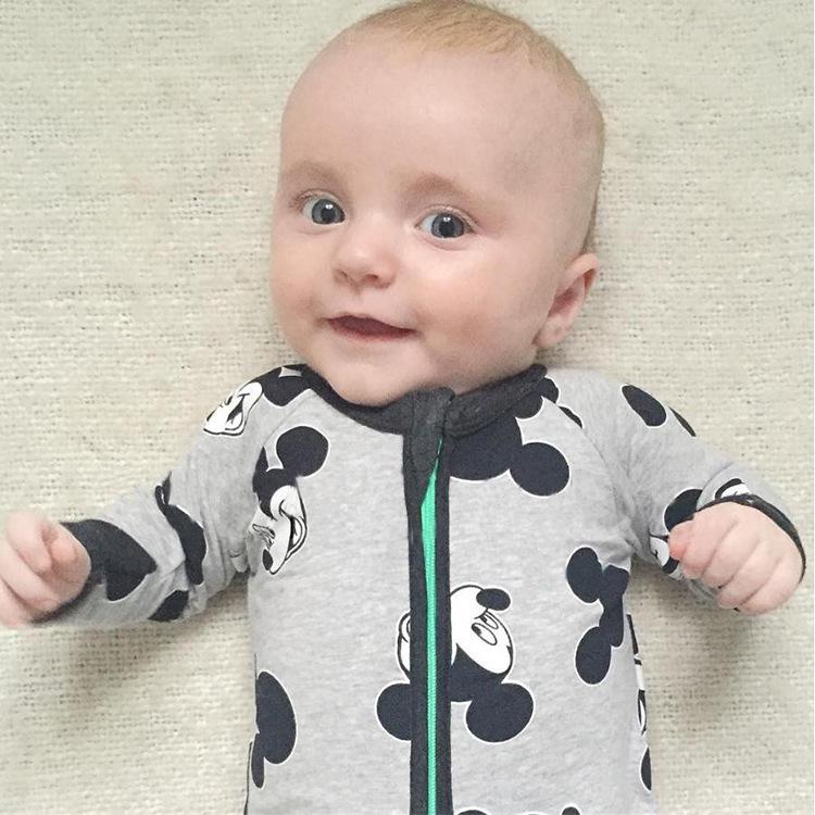 New Summer Baby Long-Sleeve Romper Onesie