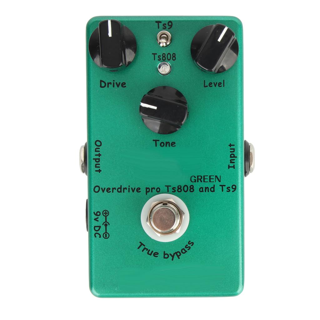 Gitarreneffektpedal Tube Screamer Overdrive Einstellbares tragbares InstrumentenzubehörTube Screamer
