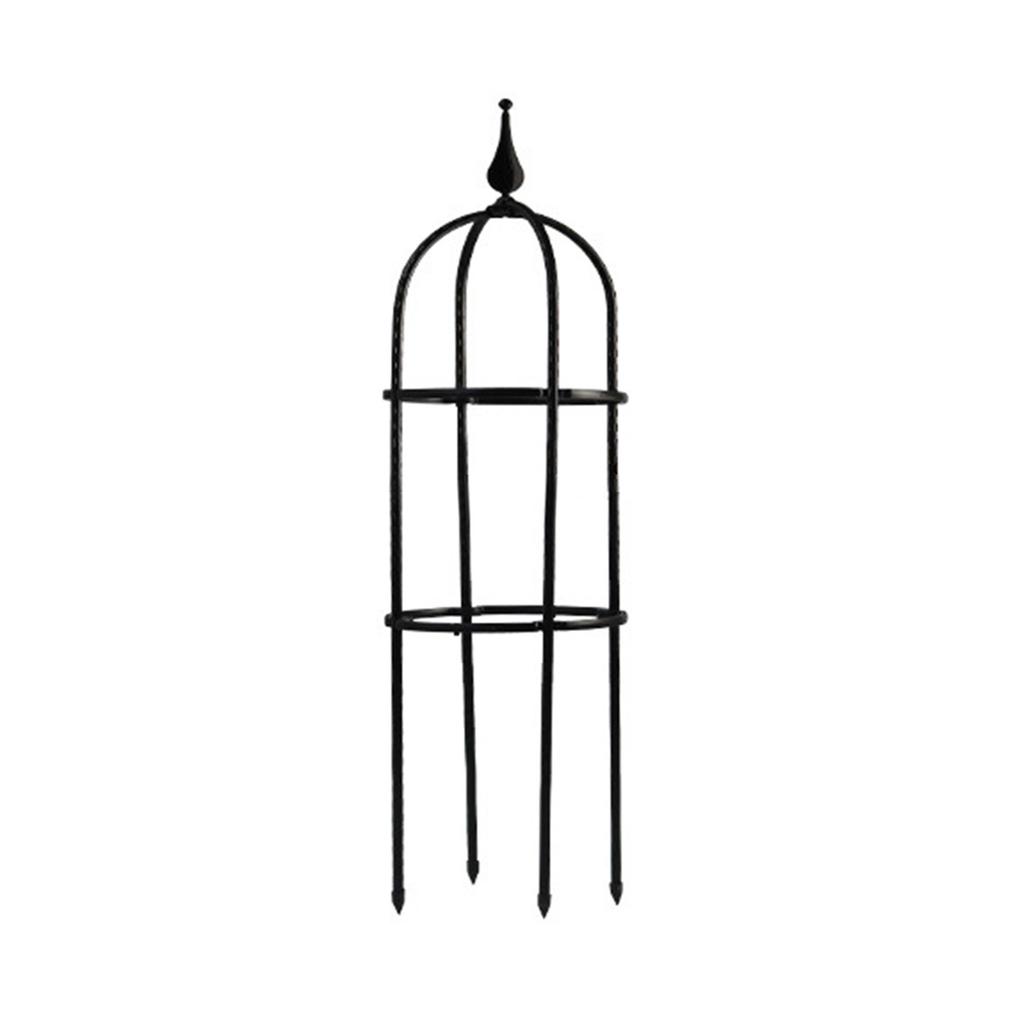 Plant Support Cage for Climbing Plants Tower Potted Cage for Flowers Fruits Vegetable Vines Black