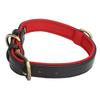 Dog Collar PU Leather Anti Loss Collar Breathable Neoprene Fabric Pet Collar for Medium Large Dogs