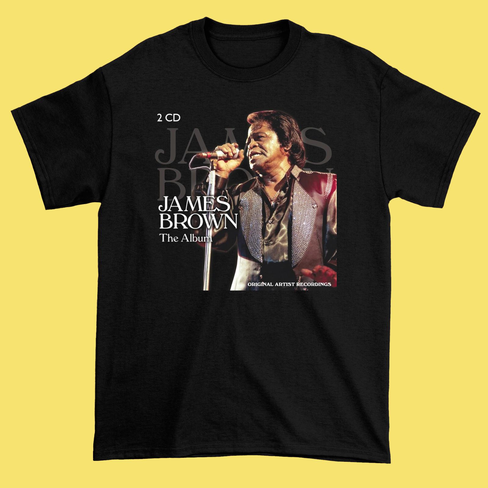 James Brown - The Album Black Cotton Shirt FUll size S-5XL Unisex TH111 XL