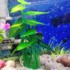 Artificial Aquarium Decor Plants Plastic Aquatic Plant with Large Green Leaves Underwater Plants Fish Tank Aquatic Plant Adorn