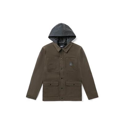 Work Casual Hooded Jacket Men Jackets Dark-Brown VN0A456ZTT5