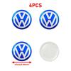 2026 New 4Pc 56mm 60mm 65mm Car Logo Wheel Center Hub Caps Badge Sticker Emblem Decals For VW GTI Golf 6 Polo R-Line CC Passat Tiguan B7PC7