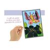 Cartes à gratter - Champêtre - 3 cartes + grattoir - Multicolore - Facile à utiliser - Pour enfants