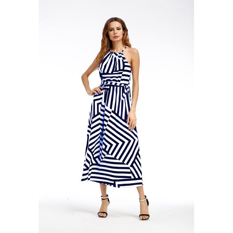 

Новый Новый Женский Пляжный Стиль Лямка Свободный Сарафан Vestidos 04 M