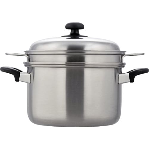 Wahei Freiz Pasta Pot, 22cm, Tsubamesan, IH Compatible, Triple-Layer Steel, EM-8126