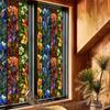 Fenster Sichtschutzfolie Statisch Haftende Buntglasfolien Abnehmbare PVC Dekorfolie für Zuhause Küche Wohnzimmer Schlafzimmer